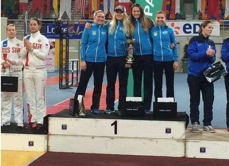 Саблистки Украины завоевали «золото» на этапе Кубка мира