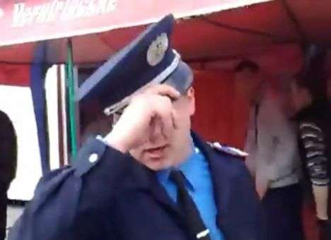 Милиционеры зафиксировали свой последний прокол