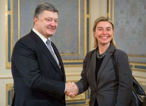 У Порошенко состоялась «продуктивная встреча» с Федерикой Могерини
