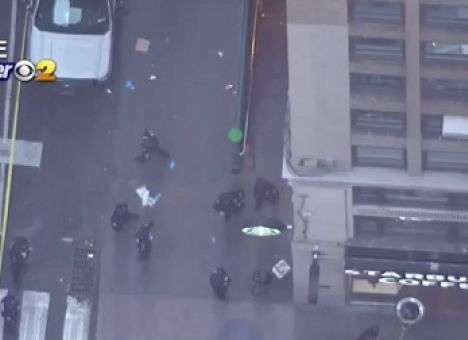 Опубликованы кадры с места убийства в Нью-Йорке (ВИДЕО)