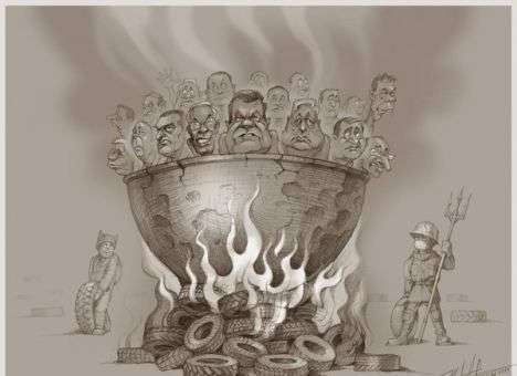 Российский сенатор Петренко выдала карикатуру украинского художника за свою (ФОТО)