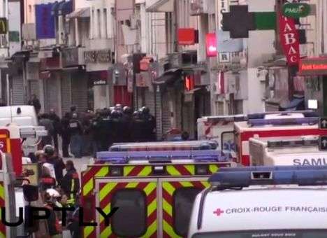 В Париже застрелена женщина со взрывчаткой