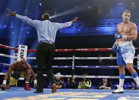 Украинский боксер одолел бразильца