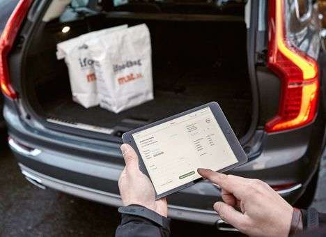 Volvo запустила сервис доставки покупок в автомобили