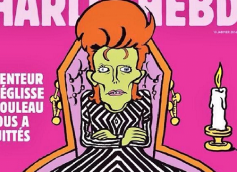 Charlie Hebdo уложил Дэвида Боуи в гроб (ФОТО)