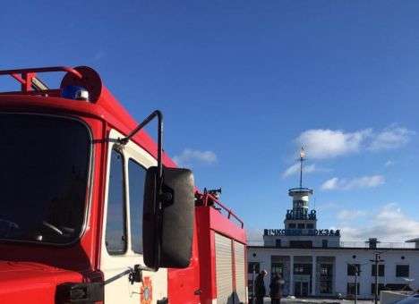 В центре Киева был совершен поджог