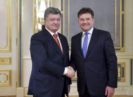 Порошенко похвастался главе МИД Словакии поездкой к Меркель (ФОТО)