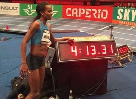 Эфиопская бегунья побила мировой рекорд
