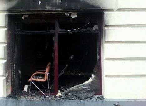 Опубликованы новые снимки сгоревшего «Сбербанка России» (ФОТО)