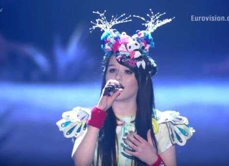 На «Евровидение» после громкого скандала едет девочка-«мультик» (ВИДЕО)