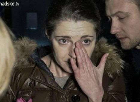 Я остаюсь в Киеве: Россиянка Леонова вышла из СИЗО (ВИДЕО)