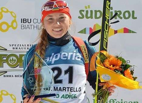 Украинская биатлонистка победила на этапе Кубка IBU
