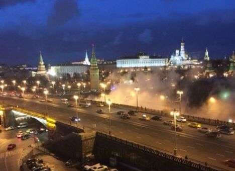 Кремль окутал странный пар (ФОТО)