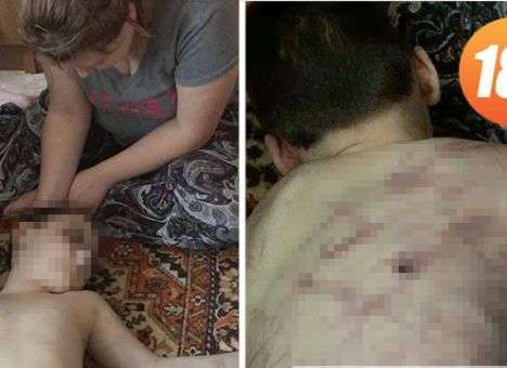 В РФ первоклассника до смерти исполосовали ремнем (ВИДЕО 18+)