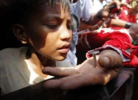 Верующие совершили добровольное распятие (ВИДЕО)