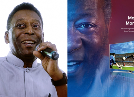 Пеле требует $30 миллионов от Samsung за использование двойника в рекламе