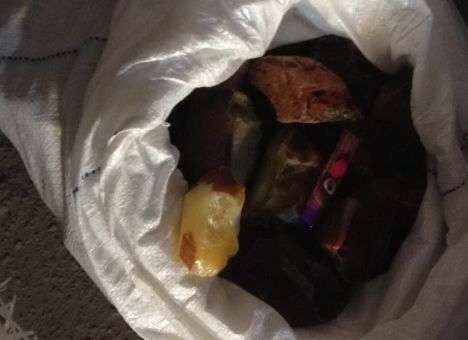 СБУ не дала ровенским копателям заработать на янтаре полмиллиона