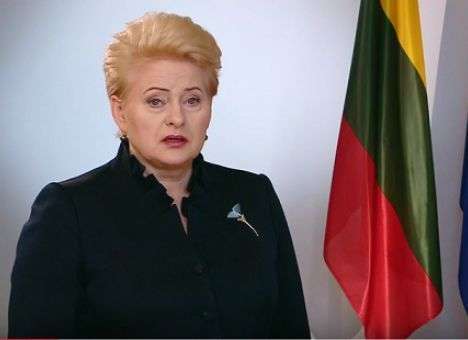 Президент Литвы решила утешить украинцев (ВИДЕО)