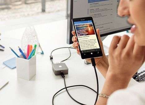 Microsoft превратит смартфон в «мозговой центр» для портативного компьютера