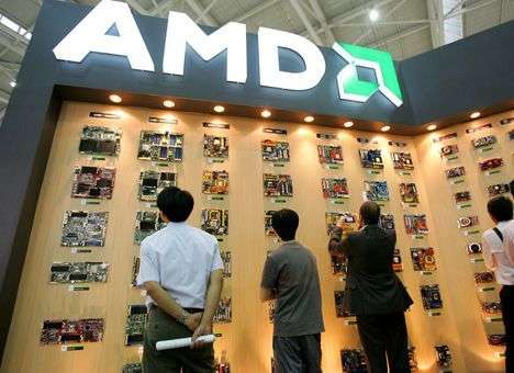 Выручка AMD упала на 20%