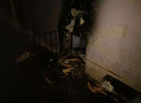 Ночью в Питере подожгли «Музей Новороссии» (ФОТО)