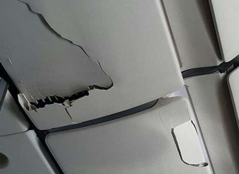 Опубликованы кадры кошмара, творившегося на борту самолета из Абу-Даби (ВИДЕО)