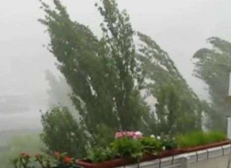 На Киев надвигается ураган