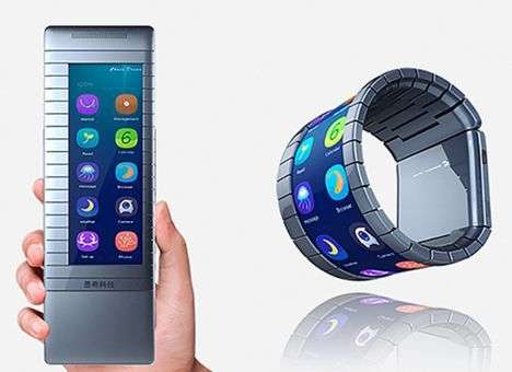 Moxi выпустит смартфон, обвивающий запястье