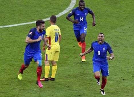 Евро-2016: Франция обыграла Румынию (ВИДЕО)