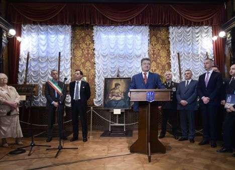 Украинцы первыми увидят «спасенные скоровища Италии»
