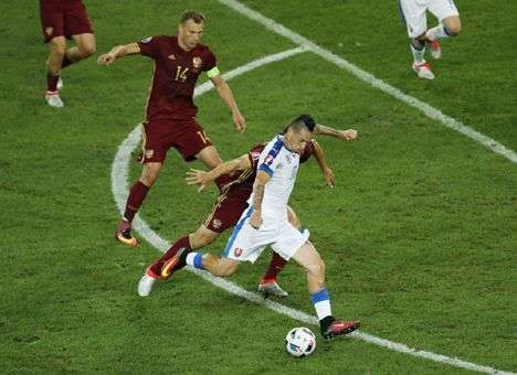 Евро-2016: Словакия обыграла Россию (ВИДЕО)