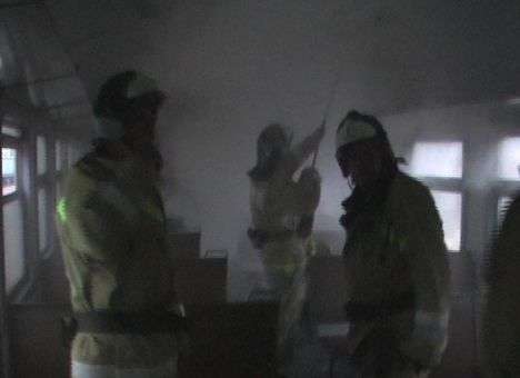 В Луганске вспыхнул поезд (ФОТО)