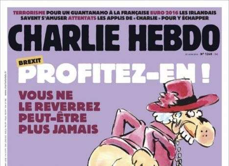 Charlie Hebdo поглумился над Brexit (ФОТО)