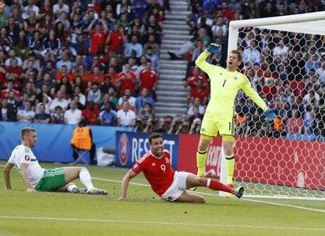 Евро-2016: Уэльс обыграл Северную Ирландию в британском дерби (ВИДЕО)