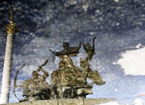 В Киеве резко увеличилось количество людей