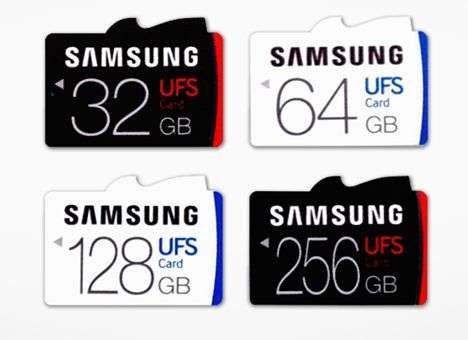 В Samsung созданы первые в мире высокоскоростные карты памяти UFS