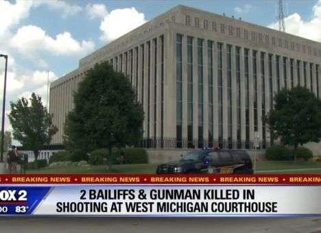 Сероглазый убийца: Опубликовано фото стрелка из зала суда в Мичигане