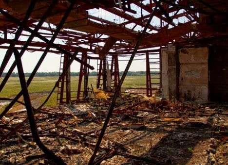 Не осталось даже травы: Как сегодня выглядит знаменитый луганский гольф-клуб