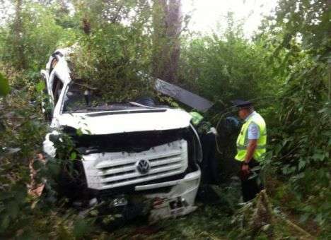 Опубликованы снимки с места смертельного ДТП с автобусом «Ялта-Ростов»  (ФОТО)
