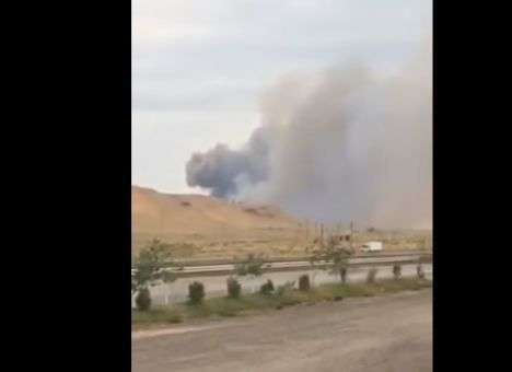Пылает оружейный завод в Азербайджане, много раненых (ФОТО, ВИДЕО)