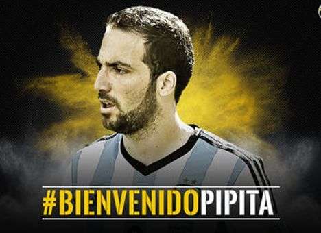 Переход Игуаина в «Ювентус» стал четвертым в истории футбола по сумме трансфера