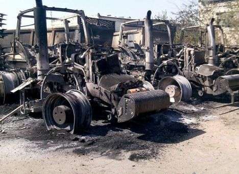 Боевики уничтожают агрохозяйства (ФОТО)