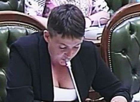Савченко заставила говорить о своим декольте (ФОТО)