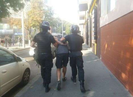 Под зданием «Киевгорстроя» в полицейских бросали взрывпакеты, - Крищенко