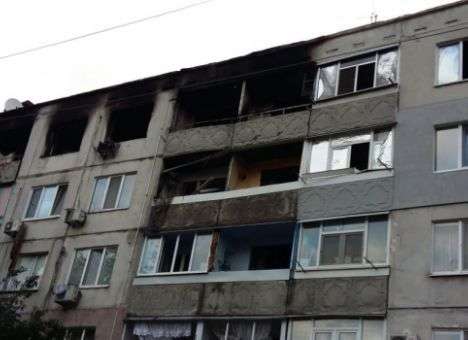 Последствия взрыва в Павлограде: Пожар бушевал в пяти квартирах (ФОТО)