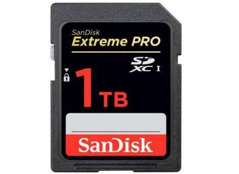 Представлена первая в мире SD-карта на 1 ТБ