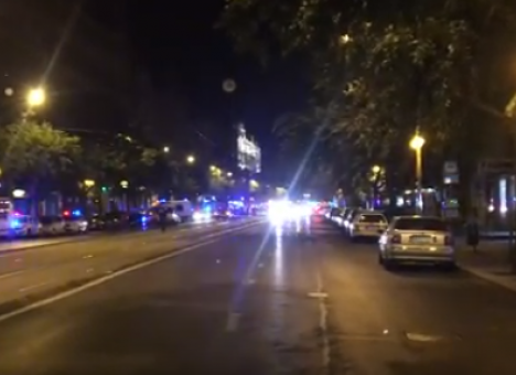 Свидетели сняли последствия взрыва в столице Венгрии (ВИДЕО)