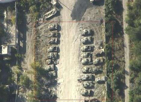 Опубликованы снимки танков боевиков в Донецке (ФОТО)