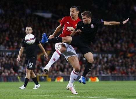 «Манчестер Юнайтед» обыграл «Зарю» в матче Лиги Европы (ВИДЕО)