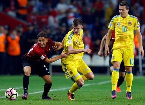 Украина упустила победу в матче с Турцией в отборе на ЧМ-2018 (ВИДЕО)